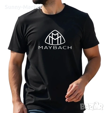 Тениска Майбах Maybach принт размери от С до 5ХЛ