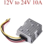 Нов Авто преобразувател на напрежение 12V 24V 10A 240W DC модул кола, снимка 2