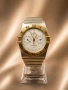 Omega Constellation Manhattan Day-Date Quartz – 18K Gold Bezel & Original Bracelet, снимка 1