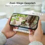 Vimtag 4MP, външна и вътрешна камера, IP66 Водоустойчива, цветно нощно виждане,WiFi, 2-посочно аудио, снимка 12