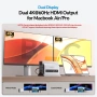 Докинг станция PULWTOP 10 in 1 за MacBook, снимка 7