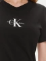 2 тениски Calvin Klein Jeans - Monologo, Slim Fit (черна и бяла), снимка 5