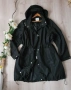 Черно яке с качулка пролетно есенен модел , снимка 2