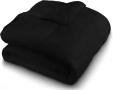 Utopia Bedding завивка 220x240см микрофибър черна, снимка 6