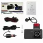 Видеорегистратор DUAL LENS FULL HD1080 с 3 лещи и нощно виждане, снимка 7