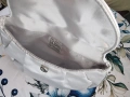 Сребриста сатенена чанта Dior, снимка 3