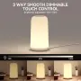 LED лампа за нощно шкафче с тъчскрийн, [Елегантен дизайн и RGB режим] , снимка 4
