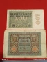 Две райхбанкноти 100 милиона марки 1923г. / 100 марки 1920г. Германия редки за КОЛЕКЦИЯ 17900, снимка 1