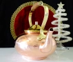 Меден чайник,медна кана,чиста червена мед,печат. , снимка 5