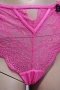 Дамско дантелено долнище Hunkemöller XL в ярко розов цвят, снимка 3