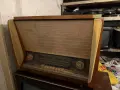 Ретро Лампова Радиола „Латвия“ радио грамофон ВЕФ - СССР колекционерско, снимка 1