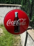 Светеща Кръгла рекламна табела на Coca-Cola 70 см., снимка 1