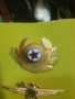 Българска Народна Армия БНА Пилот механик втори клас Нагръден знак и две кокарди , снимка 5