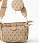 POLOGRAND London Valentino ГОЛЯМА ЧАНТА С КАПАК БЕЖОВА VBS3XJ02, снимка 6