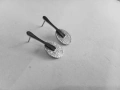 Сребърни обеци, снимка 2