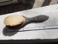 Стара гръцка четка за дрехи бронз двуглав орел, снимка 7