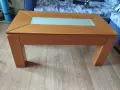 Холна маса от дърво и закалено стъкло , снимка 6