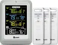 Метеорологична станция с 3 безжични сензора UNNI 582CS- цветна, снимка 1