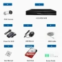 Комплект 4бр AI Smart камери с пълноцветно нощно виждане и NVR за професионално видеонаблюдение, снимка 6