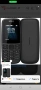 Мобилен телефон Nokia 105 Dual Sim Black , снимка 1