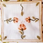 Ръчно бродирани подложки за чаши / мини каренца (2 бр.), снимка 2