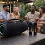 Преносима караоке тонколона с 2 микрофона B21 BOOMBOX - мощен звук и RGB Led осветление, снимка 3