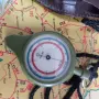 Армейски двустранен курвиметър КМ-59.А – СССР, отличен, с кожен калъф, снимка 6