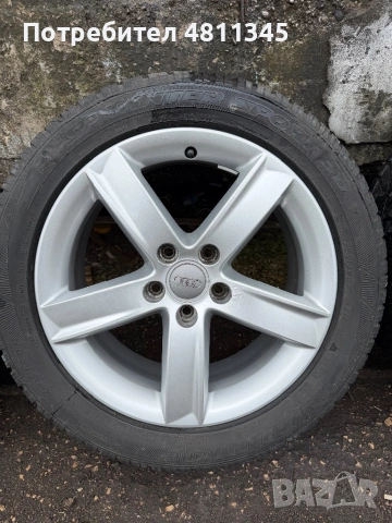Джанти с гуми audi 17, снимка 3 - Гуми и джанти - 54482308