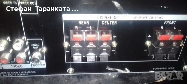 Усилвател със радио тунер Sony , снимка 9 - Ресийвъри, усилватели, смесителни пултове - 54021386