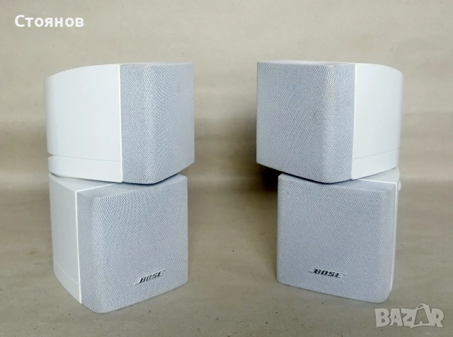 Чифт оригинални бели колонки BOSE Double Cube
