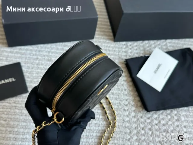 CHANEL чанта кръгла, снимка 7 - Чанти - 55465330