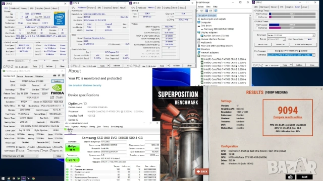 ГеймингPC i7 4790S-4с8т/GTX 980-4gb/16gbDDR3/500ssdSamsung Evo860/700PSU, снимка 8 - Геймърски - 54615882