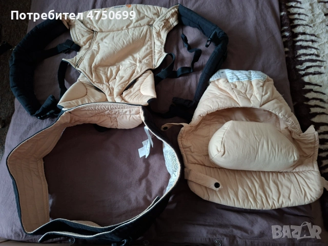 Бебешко кенгуру Ergobaby Comfort Thru Ergonomics, снимка 4 - Кенгура и ранички - 53968255