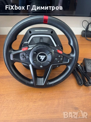 Нов Волан с педали Thrustmaster - T128 за PC PS4 PS5 , снимка 7 - Аксесоари - 54146161
