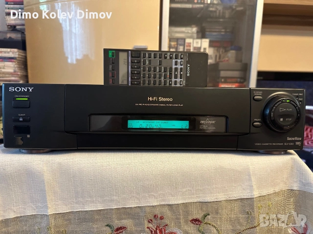 SONY SLV E80, Видео HiFi Stereo с дистанционно, снимка 6 - Плейъри, домашно кино, прожектори - 54989620