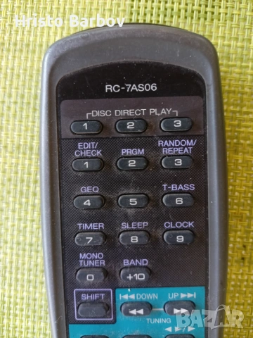 Дистанционно AIWA RC-7AS06, снимка 2 - Аудиосистеми - 55122713
