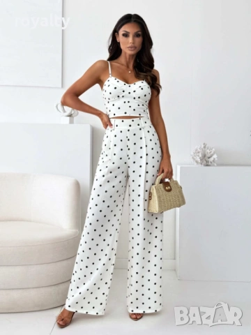 Нов Стилен Дамски Комплект Различни Цветове , снимка 6 - Комплекти - 54350713