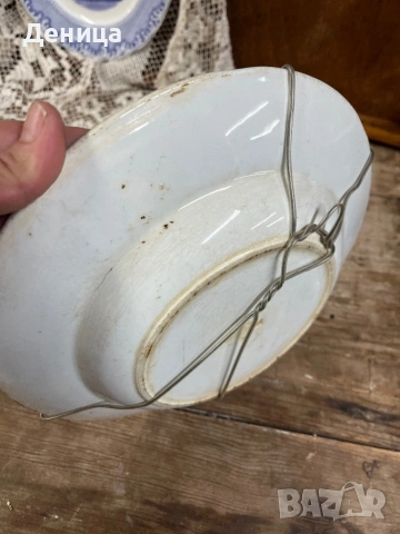 Три старички красавици♥️  Rörstrand  "Slinga" Розов кант и черна декорация Диаметър -21.5 см , снимка 8 - Чинии - 54185989