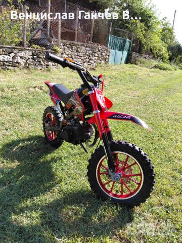 Детски кросов мотор 49 кубика Нов модел / DIRT BIKE 49cc с добавена функция "Лесен старт" TELSTAR, снимка 5 - Мотоциклети и мототехника - 55166564