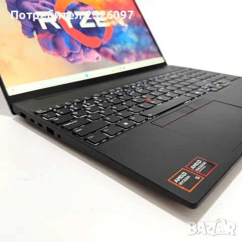 Lenovo ThinkPad E16 Gen 3/WUXGA/Ryzen 5 230/16GB DDR5/1TB, снимка 4 - Лаптопи за работа - 55013398