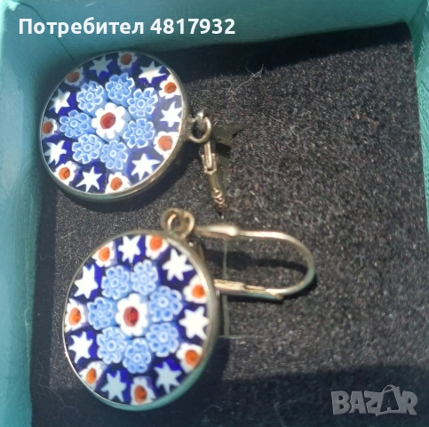 Сребърни обеци., снимка 2 - Обеци - 54615579