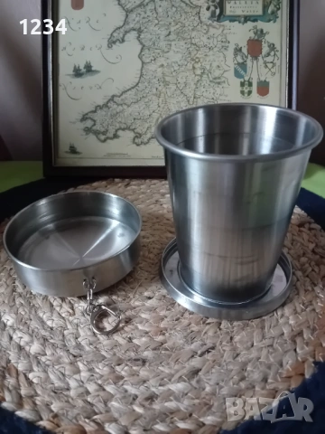 Нова сгъваема чаша алпака  за пикник 