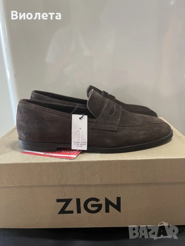 Дамски мокасини ZIGN номер 38, снимка 3 - Дамски ежедневни обувки - 55458516
