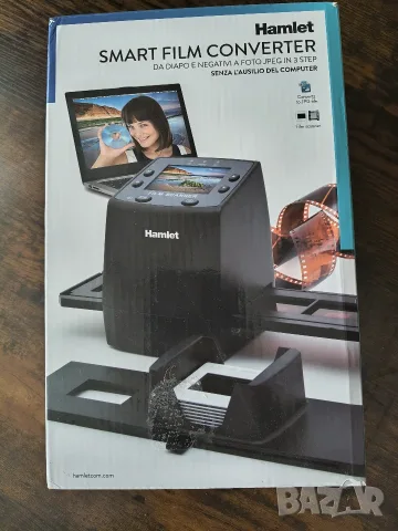 Скенер за негативи и диапозитиви Hamlet Smart Film Converter + SD Карта, снимка 3 - Фотоапарати - 55623932