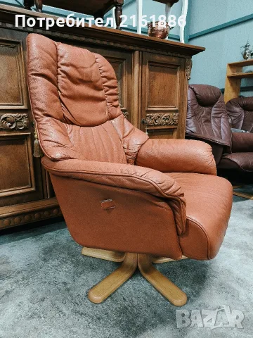 Relax кресло с отоманка 4181, снимка 4 - Дивани и мека мебел - 55625522