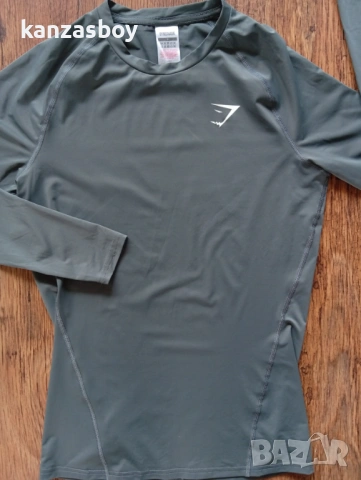 Gymshark Element Baselayer - мъжка блуза р-р S, снимка 2 - Блузи - 54216201