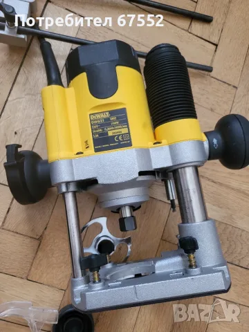 Оберфреза DeWalt DW621 1100W 6-8мм. цанга, снимка 4 - Други инструменти - 54364856