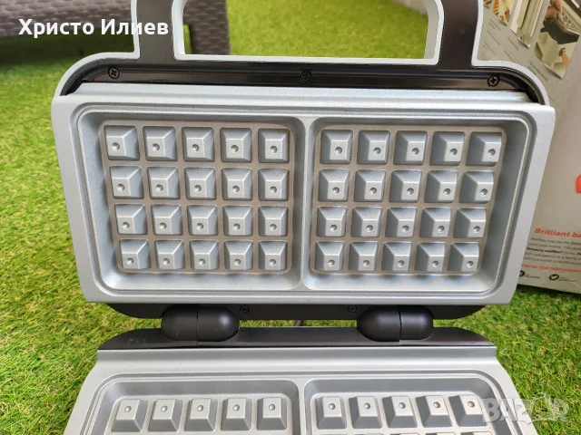 Двоен Гофретник Breville DuraCeramic, снимка 12 - Гофретници - 55614661