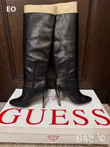 Кожени ботуши Guess, снимка 2 - Дамски ботуши - 54413737