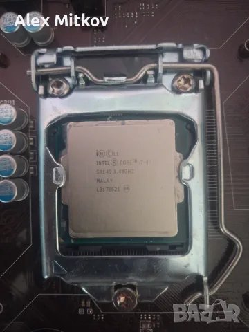 Продавам комплект дъно msi b85m-g43,intel i7 4770 и със ddr3 32gb ram 1600mhz бързина, снимка 2 - Дънни платки - 55595871